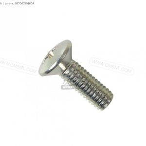 90700050120A - SCREW OVAL GARVANIS 5X12