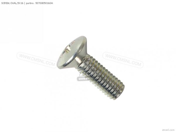 90700050120A - SCREW OVAL GARVANIS 5X12